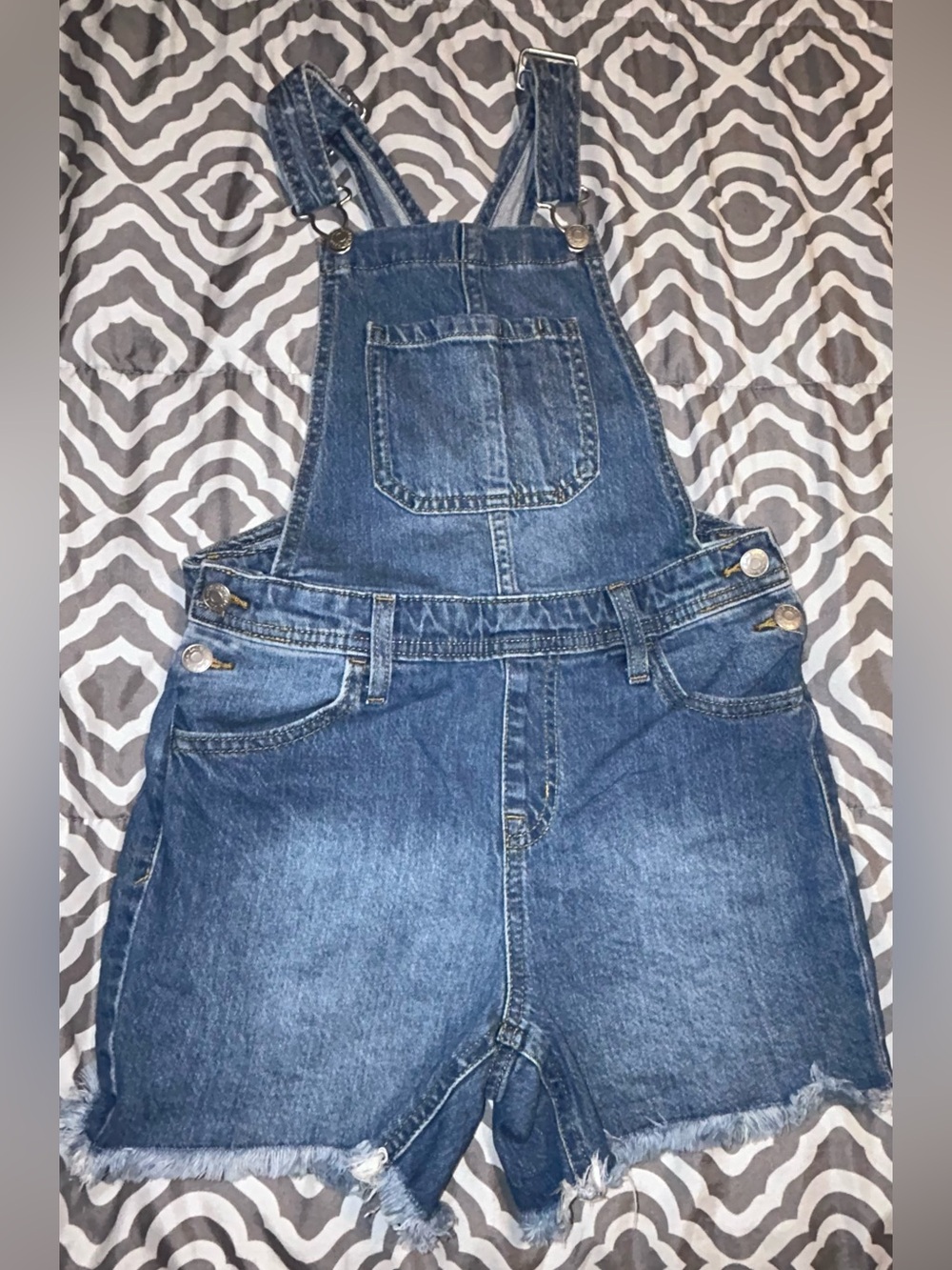 Cat & Jack Light Blue Denim Shortall